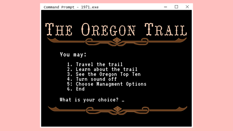 The Oregon Trail (1971)